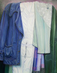 A woman's bedroomchair, summer,2, olie op doek, 80x100  